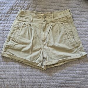 American Eagle Outfitters Olive Stretch Shorts